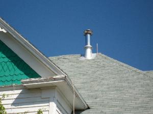 New chimney at the Aurand's