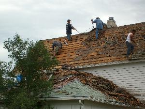 West side roof