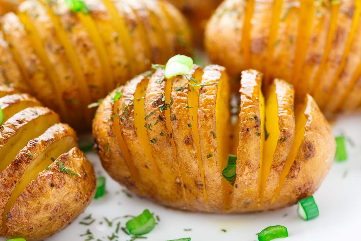 Hasselback Roasted Potatoes