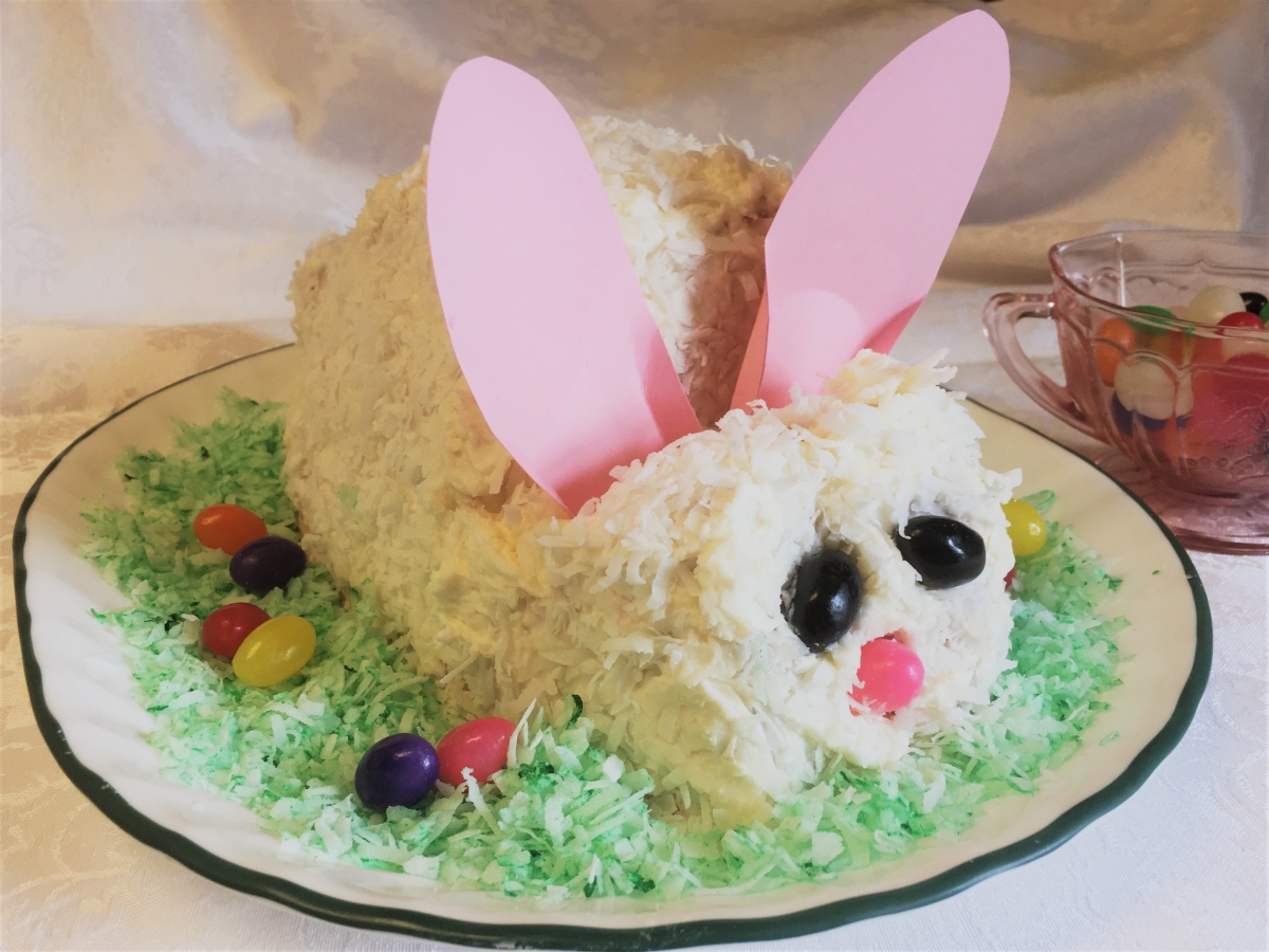 A Delicious Easter Bunny Butt Cake Recipe - Honey + Lime